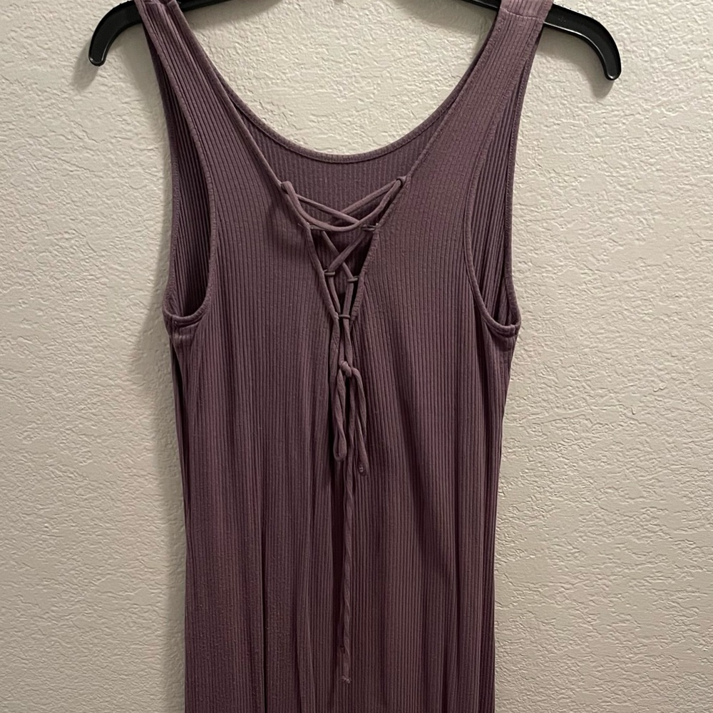 Ribbed Midi Dress